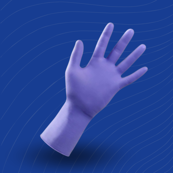 GUANTES DE NITRILO VIOLETA
